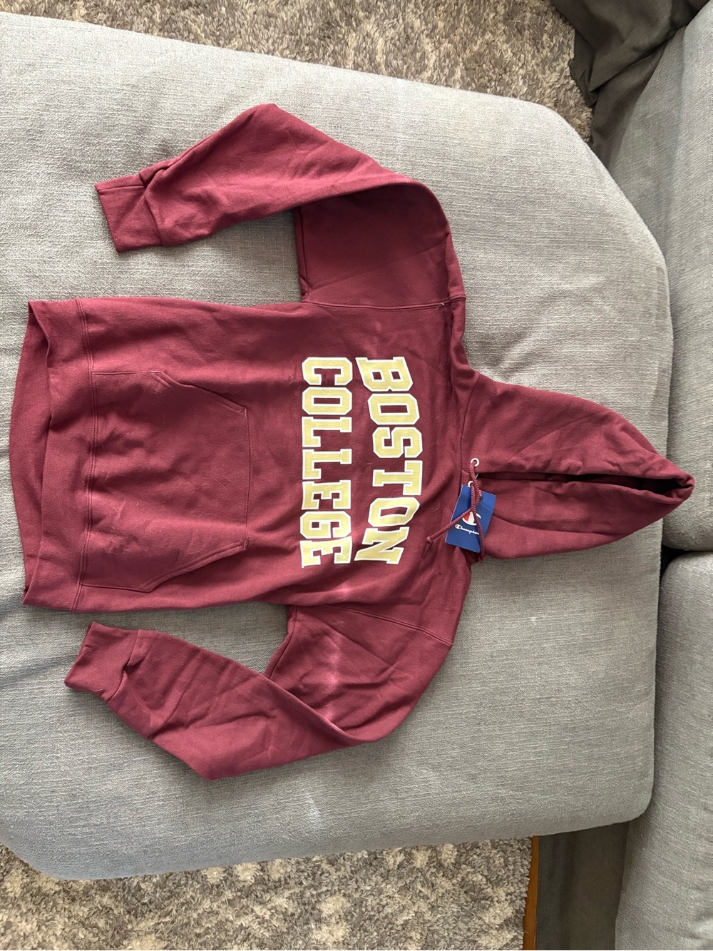 Boston College Champion Boston College Maroon Hooded Sweatshirt